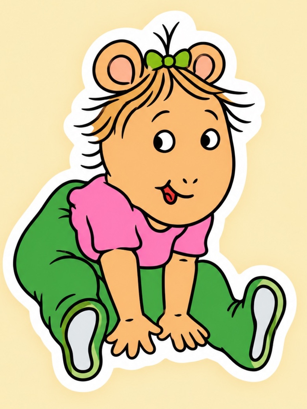 D.W. Read | Arthur | 90s PBS Kids Cartoon Sticker | 5/$10